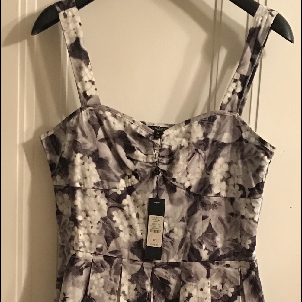 NWT Talbots Shades of Gray spring/summer dress 6p